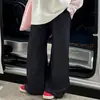Camiseta de Manga Longa Estilo Novo de Primavera para Meninas Mais Velhas, Roupa Infantil, Top Color Block Falso Duas Peças para Meninas com Gola Redonda e Mangas Costuradas