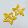 Pin de estrella de cinco puntas de mala calidad color pintura rodillo clip de estrella estilo y2k dulce y picante accesorios para el cabello ventas directas de fábrica transfronterizas