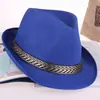 Sombrero Fedora Liso para Hombres y Mujeres, Sombrero Jazz para Exteriores, Estilo Coreano, Sombrero de Sol para Adultos al por Mayor