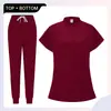 Traje de Cirugía sin Mangas para Mujer, Uniforme de Enfermería, Uniforme Médico, Ropa de Trabajo al por Mayor para Belleza y Peluquería