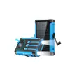Batería externa de manivela 22.5W para brújula, 20000mAh, con carga inalámbrica solar, fuente de alimentación móvil para exteriores