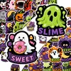 Compra direta transfronteiriça [com certificação CE.CPC] 50 adesivos divertidos de bruxa com tema de Halloween etiquetas criativas para feriado