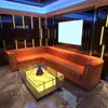 Estilo industrial bar Qingba música barbacoa tienda de té con leche tarjetero KTV sofá tema hotel tarjetero mesa de centro combinación