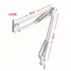 Soporte de escritorio para micrófono transfronterizo de Amazon, tarjeta de sonido, soporte para secador de pelo, accesorios de soporte metálico multifuncional para transmisión en vivo