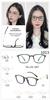 Popular armazón de gafas TR90 pegamento dorado no magnético ultraligero moda decoración de moda gafas que combinan con todo café grande comercio exterior 1013