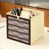 Caja de Almacenamiento para el Hogar Estilo Medieval Cesta de Almacenamiento Plegable de Tela Gran Capacidad Caja Organizadora para el Hogar Tipo Cajón de Gabinete a Cuadros