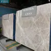 Láminas de Mármol Natural, Muestra Disponible: Travertino de 15*15 en Blanco, Negro, Gris, Marrón, Tonos Oscuros y Claros para Muebles, Cubiertas de Mesa de Comedor y Piedra para Paredes