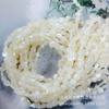 Concha de borboleta branca do mar profundo Contas de cascalho irregulares Acessórios de joias artesanais faça você mesmo Corda para celular Decoração para pendurar em corrente Material de cortina de porta