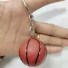 Llavero de simulación de fútbol transfronterizo 3.8cm llavero grande de baloncesto colgante paquete regalo de alrededor de la Copa del Mundo de fútbol
