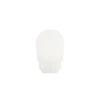 Cabeça de pincel de máscara de silicone direto da fábrica transparente cabeça de pincel de maquiagem de beleza DIY cabeça de pincel de máscara rosa em estoque atacado