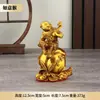 Adorno de mono de latón, mono del zodiaco, fortuna, prosperidad, mono de la longevidad, mono dorado auspicioso, artesanía para el hogar, sala de estar, decoración de dormitorio
