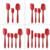 Raspador de silicona de cuatro piezas, superventas en Amazon, utensilios de cocina de silicona, espátula para crema de pasteles, 4 herramientas para hornear