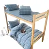 Los clientes mayoristas pueden comprar juegos de ropa de cama de tres piezas 100% algodón para estudiantes, adecuados para habitaciones de residencia individuales, incluyendo sábanas y sábanas ajustables de algodón de grado A.