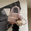 Nova Bolsa de Laço de Nicho para Mulheres Primavera 2026, Bolsa Transversal Simples na Moda, Bolsa de Mão Casual Bolsa Bowling