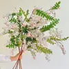 Flores Artificiais com Toque Realista de Alta Qualidade, Decorações de Plantas Verdes para Sala de Estar, Arranjos Florais, Dropshipping para Transmissões ao Vivo