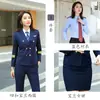 Traje formal de uniforme de ferrocarril para hombre, ropa de trabajo formal para hotel KTV, uniforme profesional de azafata, uniforme del personal de tripulación