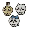 Parches Bordados de Animales de Peluche de Dibujos Animados Autoadhesivos para Ropa, Bolsas, Chaquetas de Plumas, Apliques Decorativos, Parches para DIY