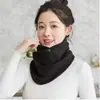 Protetor de Pescoço Espesso e Quente com Forro de Fleece para o Inverno, com Fivela Dupla, Cachecol Multifuncional à Prova de Vento e Frio para Ciclismo, Atacado Transfronteiriço