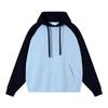 Chalecos con capucha de color raglán de felpa grande antiestática de 380 g, ropa de clase para hombre y mujer de marca de moda personalizada, abrigo con estampado