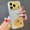 Adequado para transformar instantaneamente em Apple 17promax desenho animado gato KT Shin-chan casal iphone telefone capa macia rígida Corning personalizada