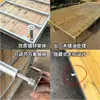 Piso Modular de Plástico-Madera para Exteriores, Ensamblaje, Anticorrosión, Plataforma de Madera, Piso para Acampar, Patio de Alta Gama, Piso con Estructura de Acero
