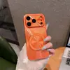 Torna-se instantaneamente o padrão CD Aurora Aplicável ao iPhone 18promax Suporte Giratório Capa de Celular à Prova de Queda Capa Protetora Apple 17