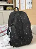 Mochila Nova Estilo Primavera para Mulheres, Estilo Coreano, Design Doce de Estrela, Mochila de Viagem para Meninas Jovens, Alto Valor Estético, Bolsa de Ombro Duplo Estilo Floresta