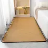 Tapete de Rattan Estilo Japonês Fresco e Respirável para o Verão, Cobertor de Cabeceira, Tapete Tatami, Tapete Refrescante para Sala de Estar, Dobrável para Uso Doméstico
