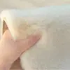 Alfombra de Felpa Estilo Nórdico Habitación Cama Mesita de Noche Ventana Saliente Felpudo Felpa de Pelo de Conejo Felpudo para Exhibición de Ventana Cojín Europeo Americano
