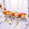 Número de artículo. 415 Maceta Decorativa Arreglo Floral Hidropónico Mesa de Boda Mesa de Restaurante Transparente Fiesta Jarrón Acrílico