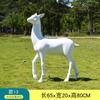 Simulação ao ar livre Sika Deer Imitação de cobre Animal Jardim Grandes ornamentos Jardim Paisagem Pátio Decorações Escultura de plástico reforçado com fibra de vidro