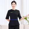 Centro de Salud Spa Club Belleza Médica Baño de Pies Salón de Belleza Uniforme de Trabajo para Técnico Fabricante Conjunto de Uniforme de Belleza de Manga Media Primavera y Verano para Mujer