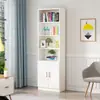 Estante sob medida, estante de livros, armário de armazenamento de piso, armário de armazenamento simples estilo nórdico, estante estreita, pequeno armário de madeira, tamanho personalizado