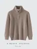 Nuevo Cárdigan de Punto con Cremallera de Cachemira para Niños Otoño/Invierno 2026 Suéter Elegante de Color Sólido para Bebé