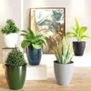 Maceta Redonda de 10 Pulgadas para Piso Maceta Alta Maceta Grande para Árboles Maceta de Decoración Interior Maceta para Plantar