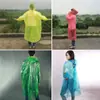 Impermeable de poncho elástico engrosado para exteriores azul desechable de una pieza impermeable moda poncho al por mayor