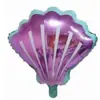 Versión Q Animal marino pequeño globo de película de aluminio pulpo delfín cangrejo decoración de cumpleaños globo de papel de aluminio fiesta