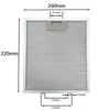 Filtro Campana Extractora Filtro de Grasa Extractor Ventilación Aluminio Aspirador Colador 320X260X9Mm