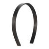 Diadema negra de dientes planos horizontales de 1.5 cm 37.6 cm parche fino con hebilla para la cabeza diadema base para bricolaje venta al por mayor