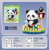 Serie de Bloques de Construcción Bloques de Construcción Chinos Figura de Panda Gigante Huahua Regalo Educativo Ensamblaje Juguetes de Bloques de Construcción de Partículas Pequeñas Venta al por Mayor