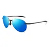 Nuevas gafas aviador sin montura ultraligeras, gafas de sol de moda con protección solar y UV, gafas de sol polarizadas para conducir para hombres y mujeres