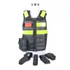 Chaleco Táctico Reflectante Multifuncional de Aplicación de la Ley Chaleco de Patrulla Antidisturbios Nocturno Equipo Modular de Liberación Rápida