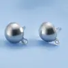 Pin de Oreja de Acero Inoxidable Bola Pendientes Distintivos Joyería para Orejas diy Material Hecho a Mano con Adornos Colgantes Accesorios para Pendientes Venta al por Mayor