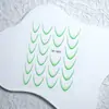 Arte de Uñas Degradado Francés Stickers Media Luna Sonrisa Stickers Ultrafinos Línea Francesa Arco Stickers Auxiliares Calcomanías para Uñas Joyería