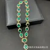 Nuevo Conjunto de Diamantes Checos de Cristal Swarovski, Joyería Vintage, Conjunto de Cuatro Piezas de Joyería de Nicho, Venta al por Mayor Directamente del Fabricante