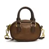 Bolsos de Mano Retro Europeos y Americanos para Mujer, Elegantes Bolsos Mini Almohada de Color Sólido, Bolsos Cruzados Versátiles de Nueva Moda Transfronterizos