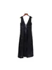[En Stock] Vestido Largo de Mezclilla A-Line sin Espalda con Cremallera, Estilo Verano Nuevo, Personalizable para Mujer