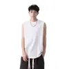 Bestseller de Almacén Lightning Chaleco sin Mangas de Verano Top Deportivo Holgado Camiseta de Color Sólido Estilo Nuevo Casual