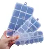 Caixa de armazenamento de material DIY de alta qualidade, inodora, com 15 compartimentos, divisível, transparente, de plástico para mesa, atacado