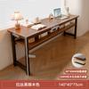 Escritorio Doble Largo Estudiante Hogar Dormitorio Aprendizaje Escritura Casa de Alquiler Mesa de Computadora Rectangular Mesa Estrecha de Pared